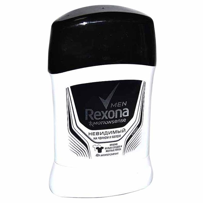 Дезодорант Rexona Men Черное и белое 50мл пэт*
