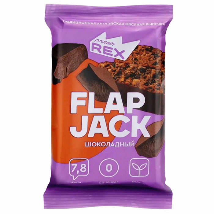 Печенье FLAP JACK протеиновое овсяное шоколадное 60гр м/у