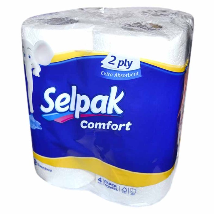 Полотенца бумажные Selpak Comfort 4рул м/у