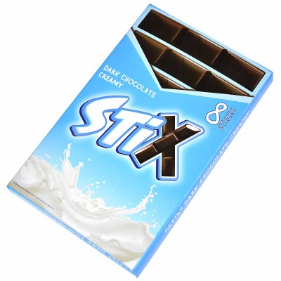 Шоколад Stix темный со сливочным кремом 152гр