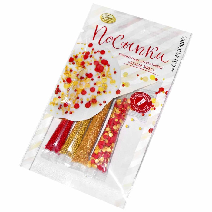 Посыпка Парфэ Декор белый микс 20гр м/у