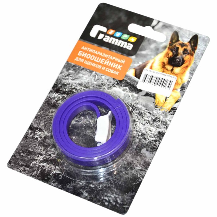 Биоошейник для собак антипаразитный 650*10*3мм