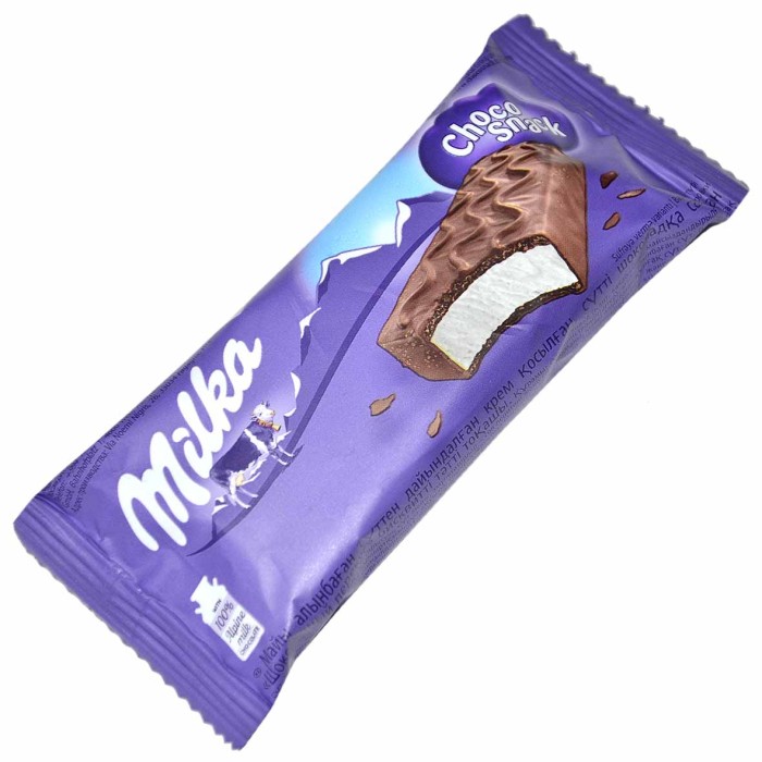 Пирожное Milka бисквитное крем с цельным молоком в мол шок 29гр м/у