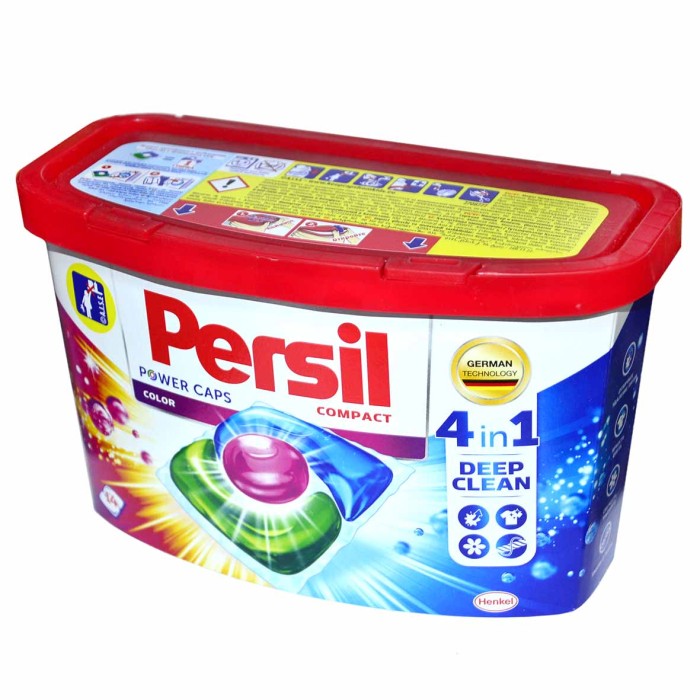 Капсулы для стирки Persil Power caps Color 4в1 14*15гр пэт
