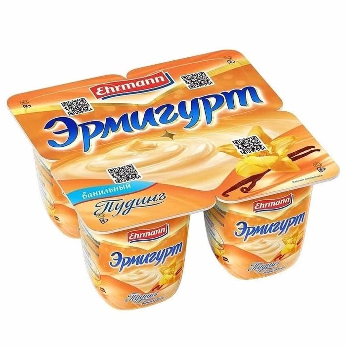 Пудинг Эрмигурт  ваниль 3% 100гр пэт