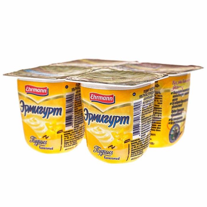 Пудинг Эрмигурт  ваниль 3% 100гр пэт