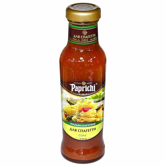 Соус Paprichi для спагетти 320гр ст/б