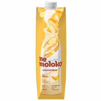 Напиток соевый Nemoloko Банановый 1л т/п
