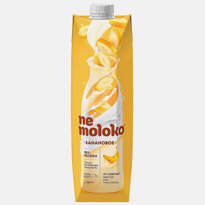 Напиток соевый Nemoloko Банановый 1л т/п