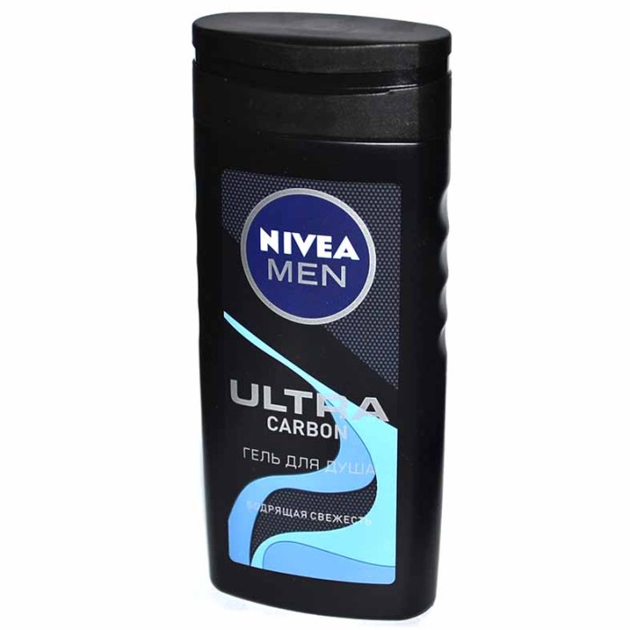Гель для душа Nivea Men Ultra Carbon 250мл пэт