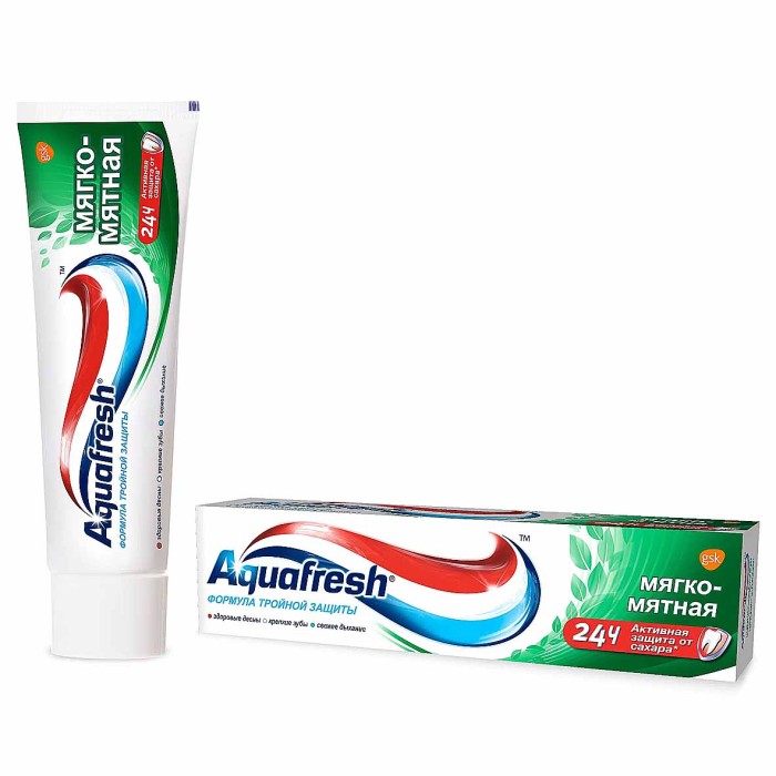 Паста зубная Aquafresh Мягко-мятная 100мл к/у