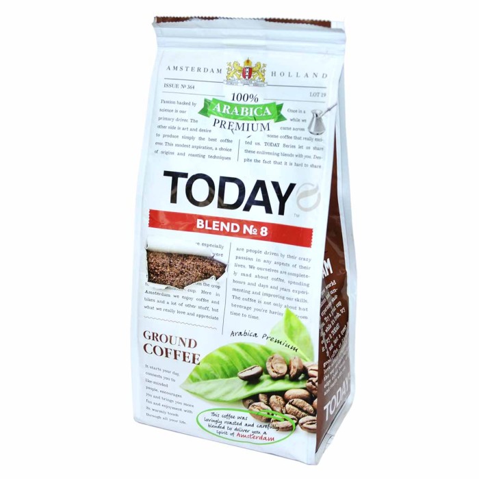 Кофе Today Арабика молотый 200гр м/у