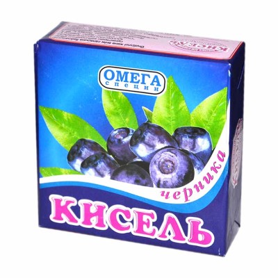 Кисель Омега черника 200гр м/у