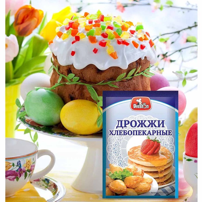 Дрожжи сухие Pr.Preston 75гр м/у