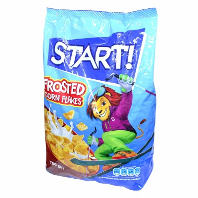 Хлопья кукурузные Start глазированные 700гр м/у