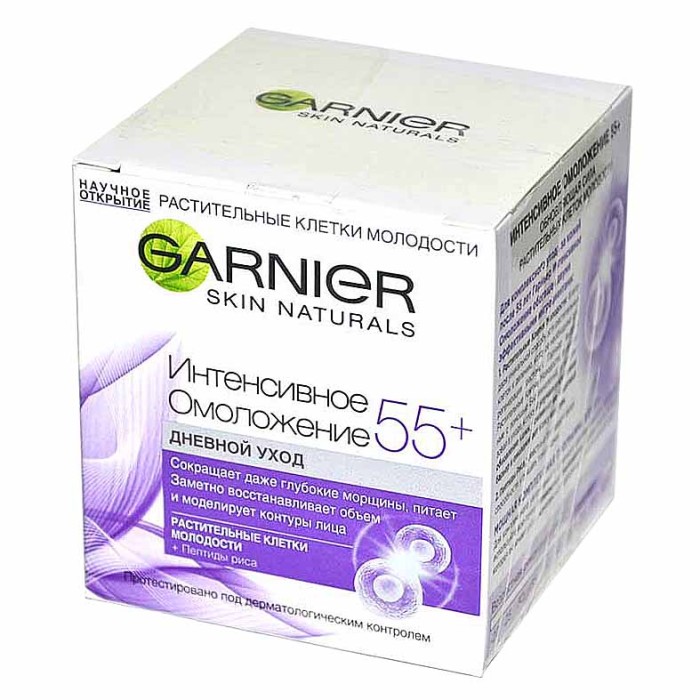 Крем для лица Garnier Клетки молодости день 55+ 50мл пэт
