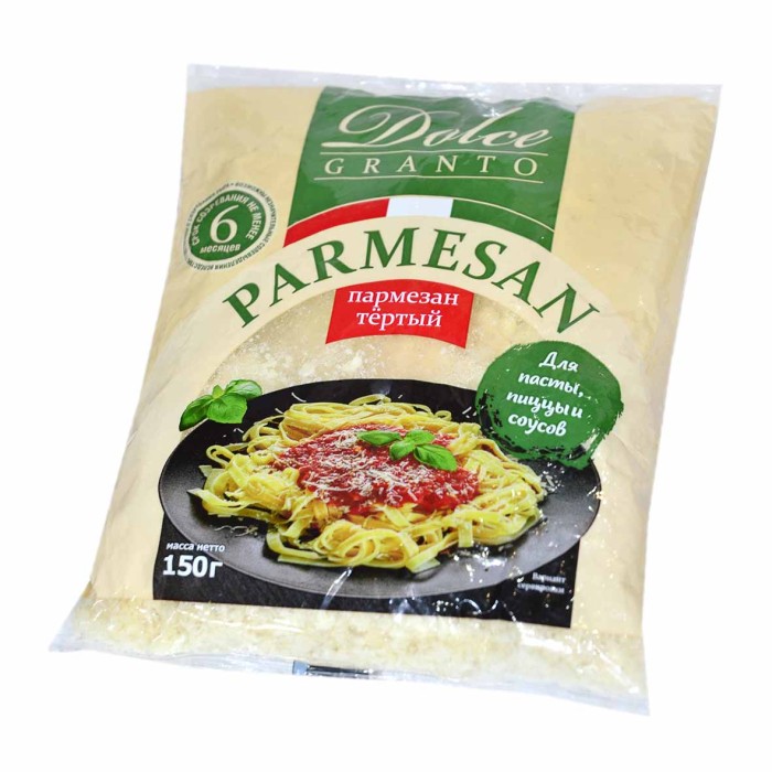 Сыр Dolce Granto Пармезан тертый 40% 150гр м/у