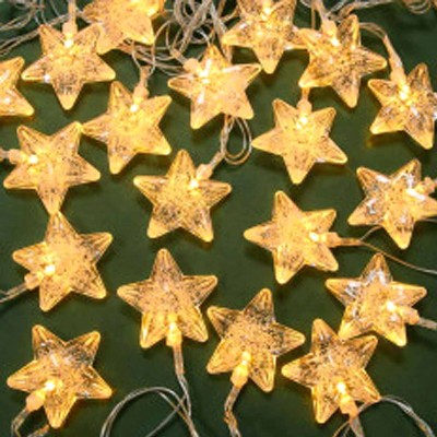 Украшение новогоднее Гирлянда Сноу Бум звезда 5м арт381-313