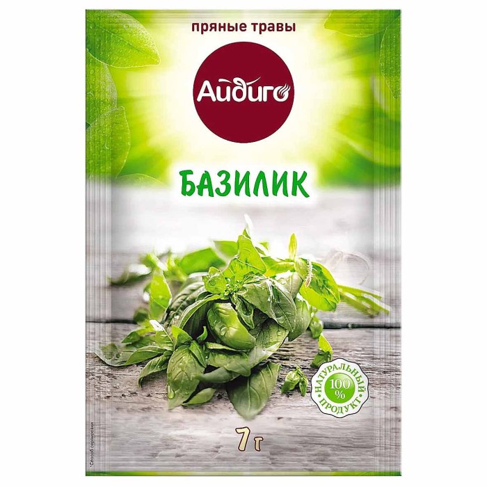 Приправа Айдиго Базилик 7гр м/у