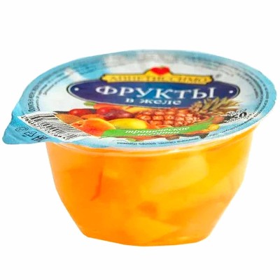 Желе Аппетиссимо плодово-ягодное тропическое ассорти 150гр пэт