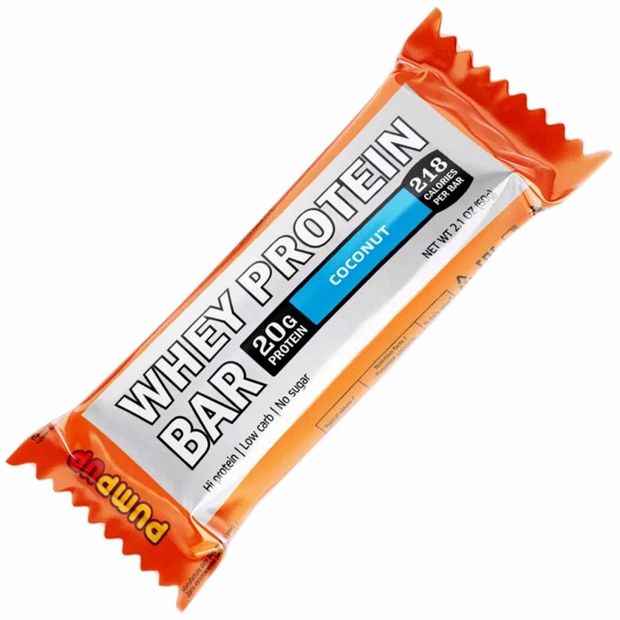 Батончик Pump Up Whey Protein Кокос глазированный 60гр м/у