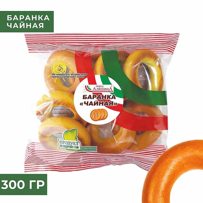 Баранка Алешина Чайная 300гр м/у