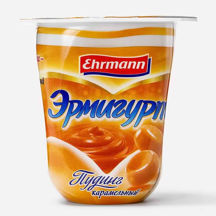 Пудинг Эрмигурт карамель 3% 100гр пэт