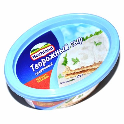 Сыр творожный Hochland сливочный 220гр пэт