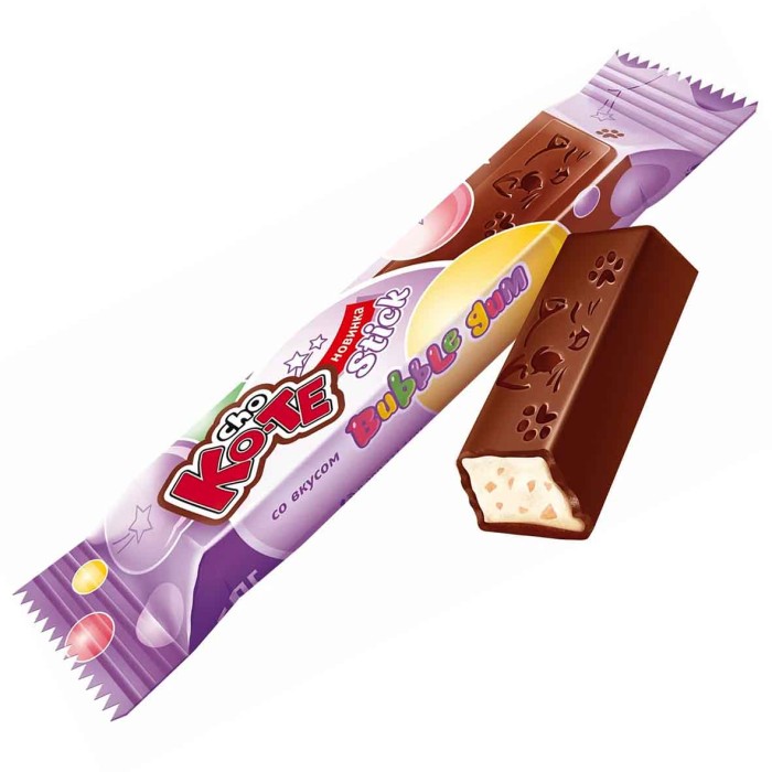 Конфеты Махеевъ Cho Ko-Te со вкусом bubble gum взрывная карамелью
