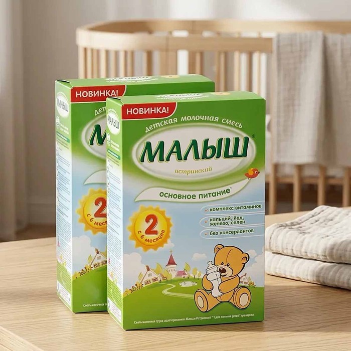 Смесь Малыш Истринский 2 молочная с 6мес 350гр к/у