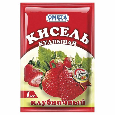 Кисель Омега клубника 1кг м/у