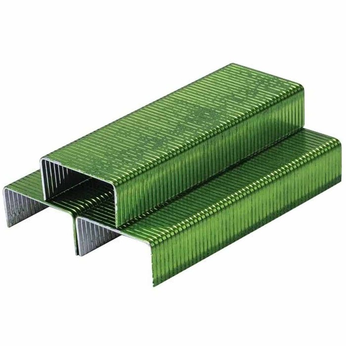 Скобы для степлера Kangaro цветные №10-1м 1000шт