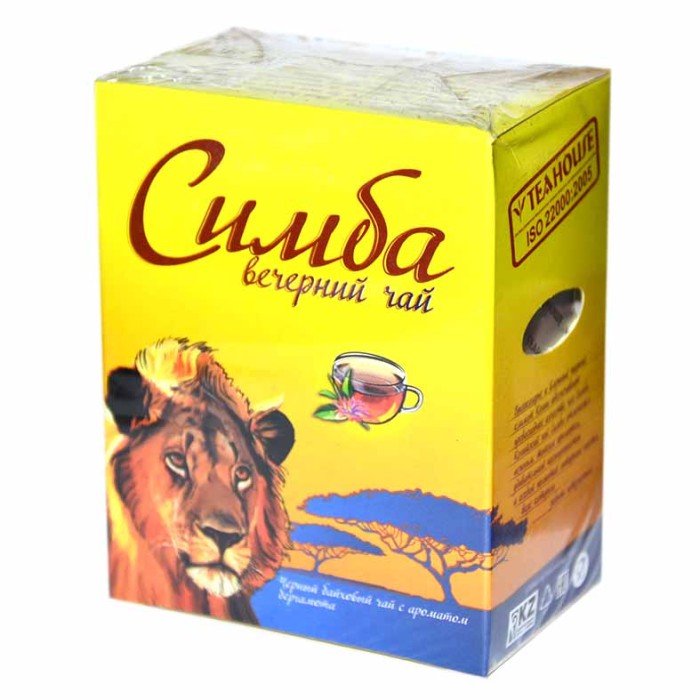 Чай Simba Evening гранул черный 100гр к/у